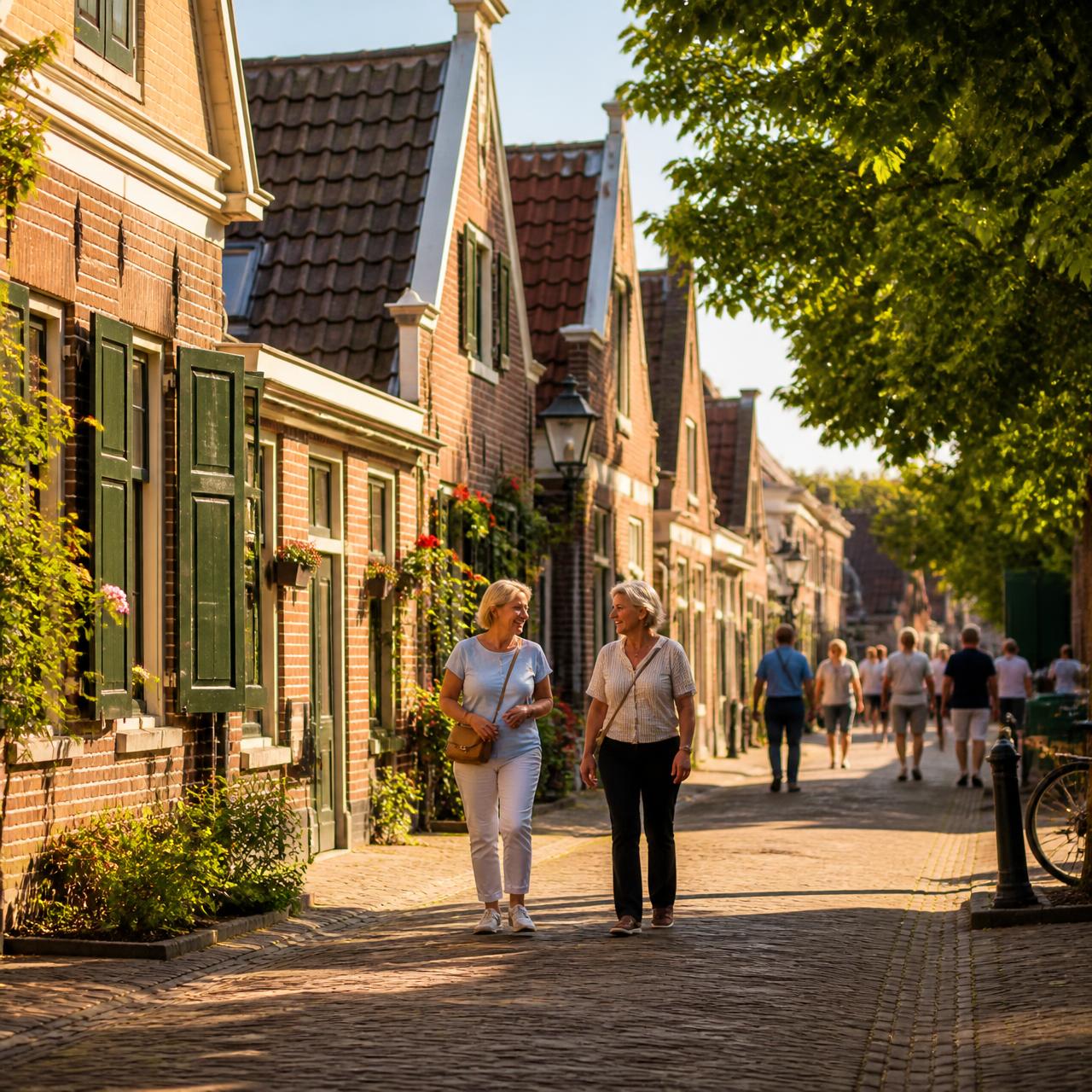 Impressie van straatleven in Rozendaal